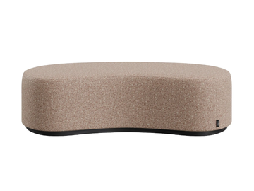 CURVE - Fabric pouf by DÔME DECO - view 2